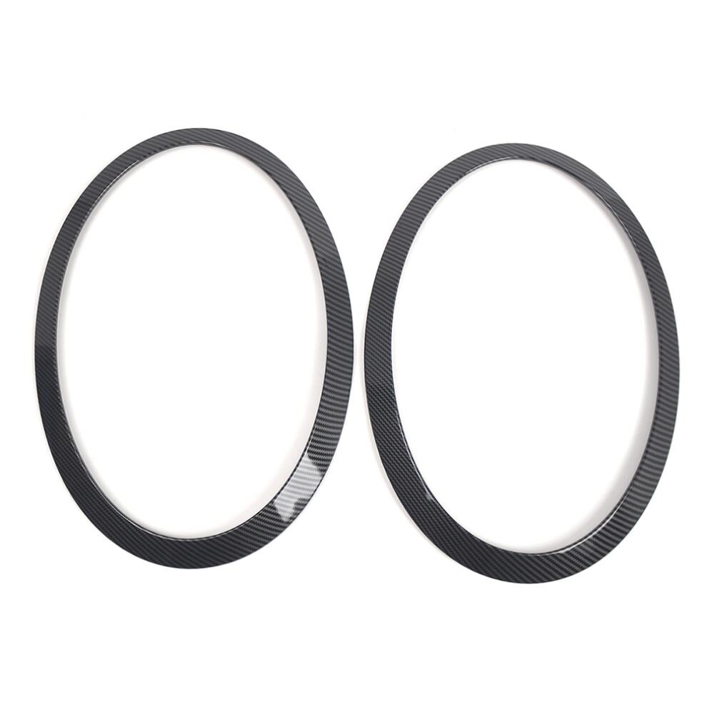 Carbon Fiber Abs Headlight Trim Ring Headlight Frame For Mini 4851271804912