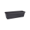 Green Basics 80cm Black Trough Planter Plastic Indoor Outdoor Use with Drainage 1