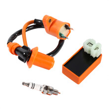 New Racing Performance CDI Ignition Coil Spark Plug For GY6 50CC 125CC 150CC ATV Scooter