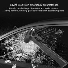 Long Handle Car Bus Window Breaking Safety Hammer Car Emergency Escape Tool