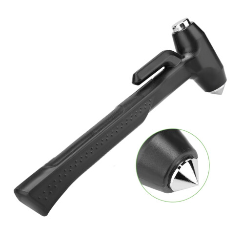 Long Handle Car Bus Window Breaking Safety Hammer Car Emergency Escape Tool 2