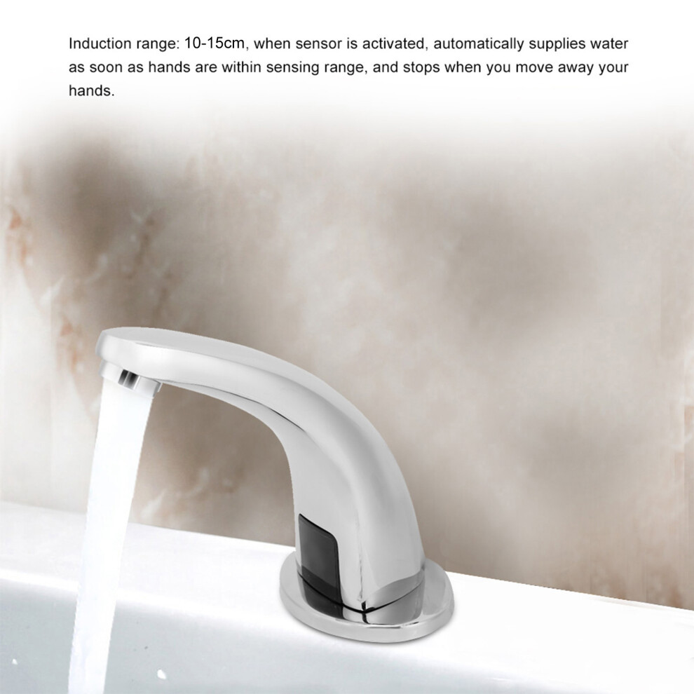 Single Cold Water Automatic Infrared Sensor Inductive Touchless Faucet G1/2" 8481324514428