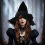 Adult Punk Witch Hat,Halloween Costume Wizard Hat 3