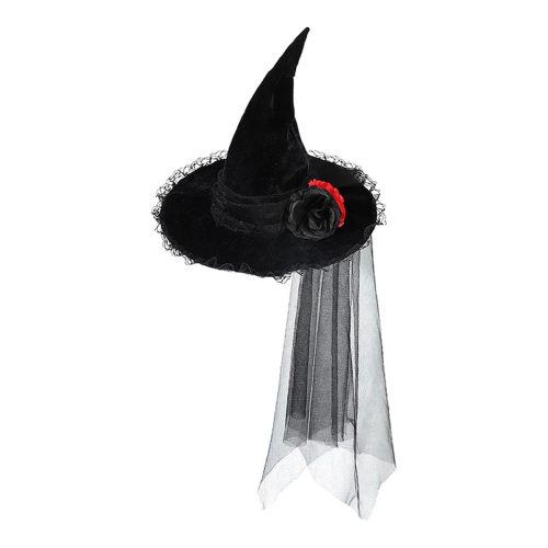 Adult Punk Witch Hat,Halloween Costume Wizard Hat