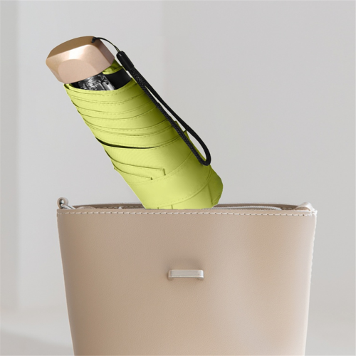 Hopfällbart parasoll UV ultralätt hopfällbart svart plastparaply C 1