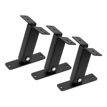 Kit com 3 suportes reforçados para pérgola com elevação de telhado.