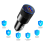 3.1A 15W USB+PD Small Steel Cannon Car Charger 4