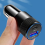 3.1A 15W USB+PD Small Steel Cannon Car Charger 3