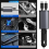 Retractable Car Charger 4-in-1 Fast Charger with Dual Type-C Cables 7