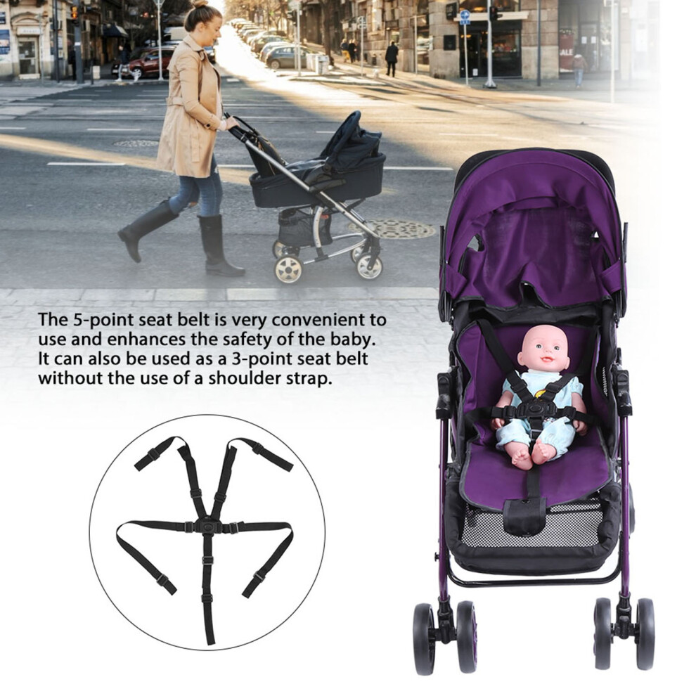 Baby Seat Harness Belt Stroller Children Pushchair Rotating Protction (New A Type)