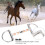 Stainless Steel Dee Bit Snaffle Horse Tool Accessories Mouth with Copper&SS Rollers 5