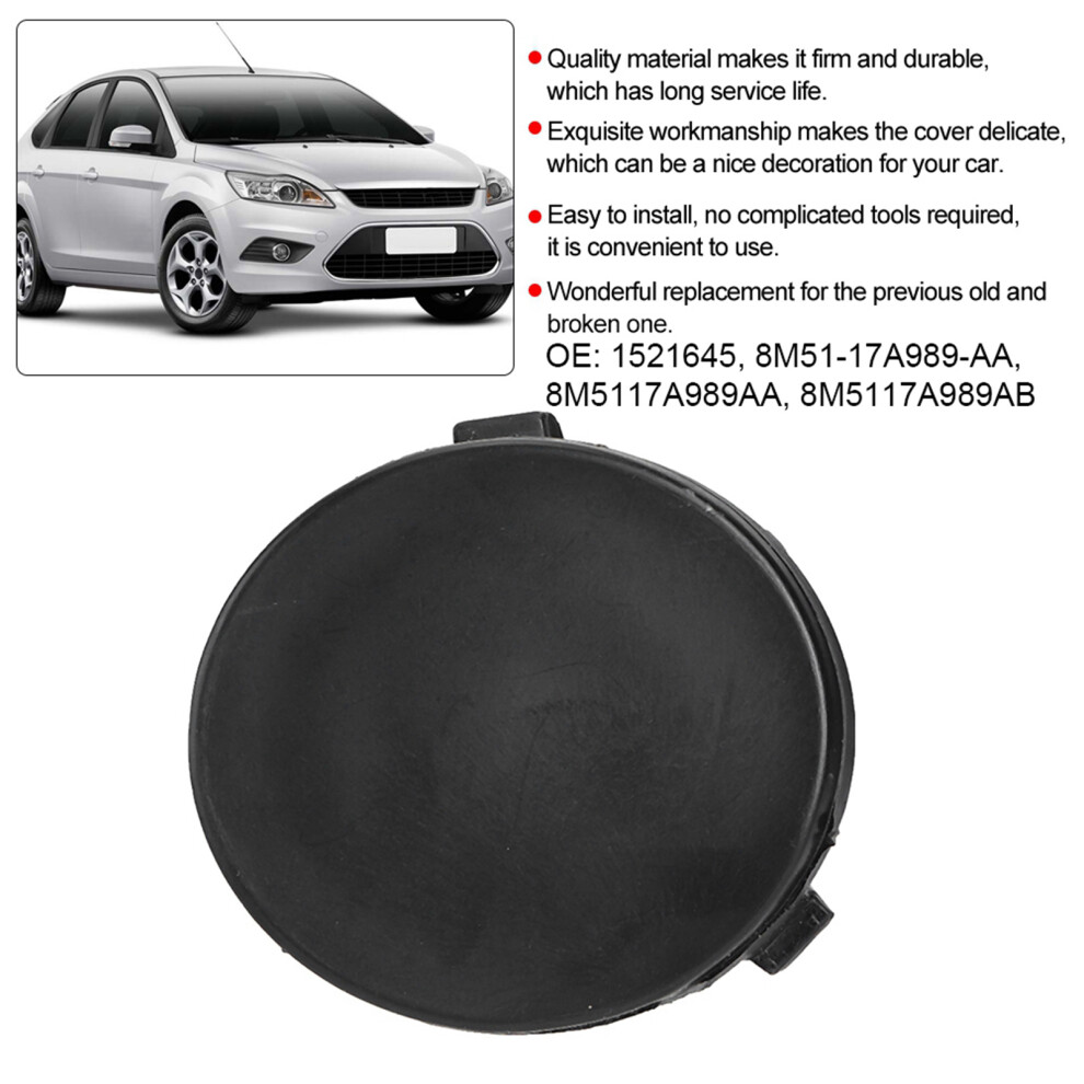 Front Bumper Tow Towing Hook Eye Cap Cover Fits For Ford Focus Mk2 2007-2011 7891324516710