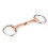 Horse Chew Stainless Steel Eggbutt Bit Copper Corkscrew Mouth 4
