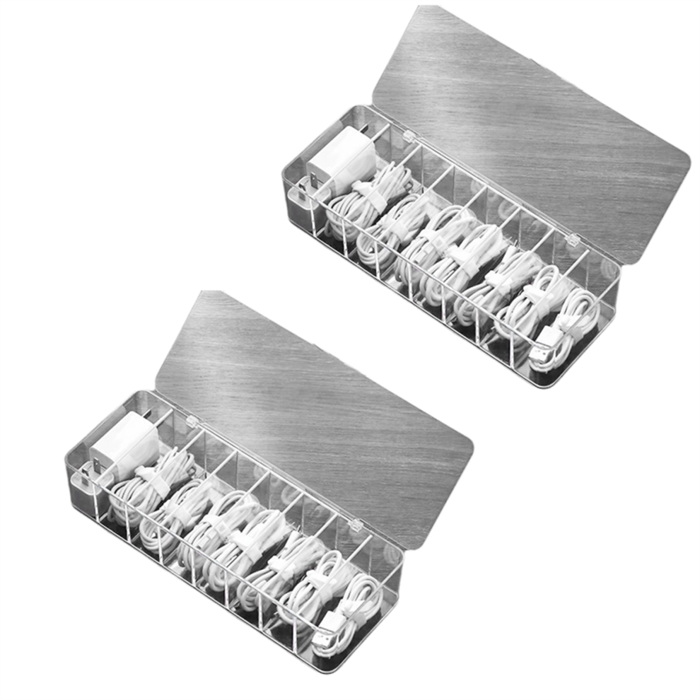 Headphone Data Cable Charging Cable Storage Box Desktop Stationery-image-OPC-PHWQVB6-NEW