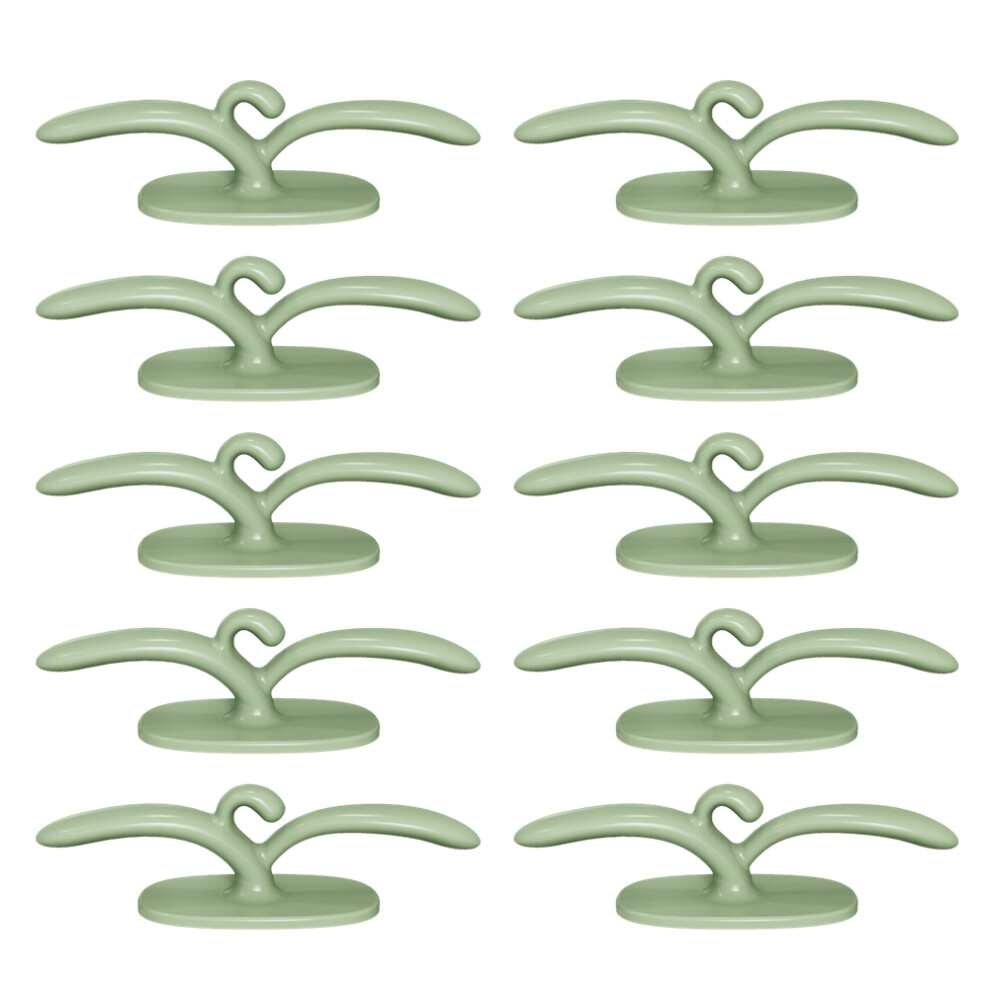 Kitchen Wire Winder Household Wire Organizer Plug Hook Holder Green 4851271816144