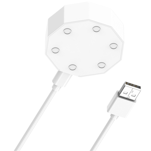 Base di ricarica USB C con cavo magnetico, bianco 2
