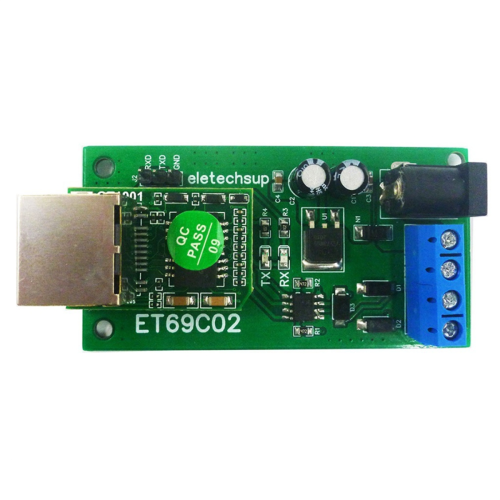 Convertitore bus RJ45-RS485 IP di rete Ethernet ET69C02
