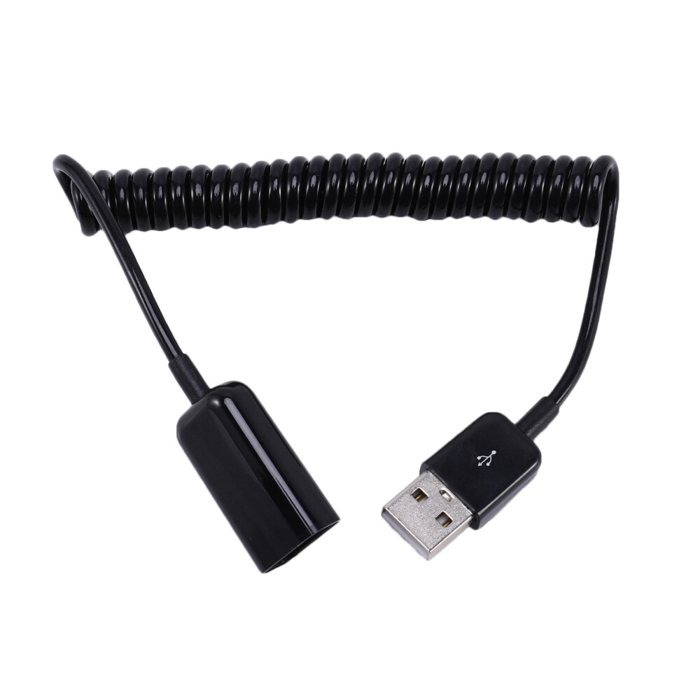 Spiral Coiled Usb A Male To A Female Adapter Adaptor Cable 1M 3Ft 4851271817622