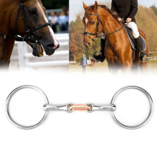 Stainless Steel Thickeness Bit Loose Mouth Bit Roller for Horse 11.5cm