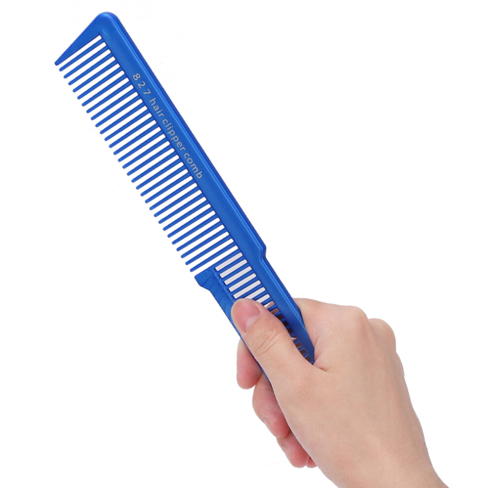 Unisex Blue Professional Salon Hair Clipper Cut Comb Barber Hairdresser Comb For Hair Trimming (Blue)