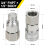 3/4 inch NPT Skid Steer platte hydraulische snelkoppelingen 4