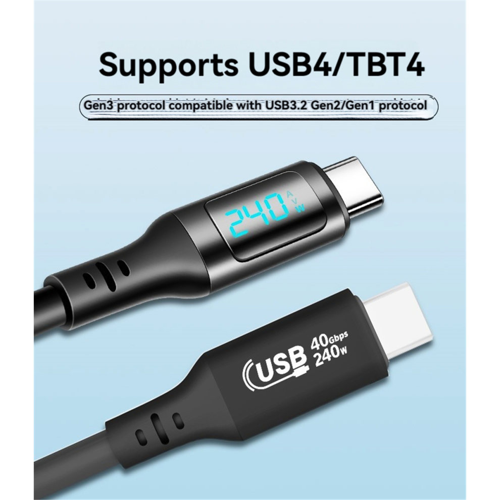 Usb4 40Gbps Pd240w Usb C To Usb C Data Cable Usb-C To Type-C Cable 4851271817844
