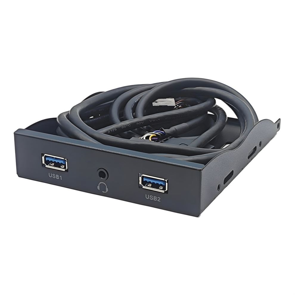 3.5 Inch Desktop Floppy Bay Front Panel With 2 Usb 3.0 Connector 4851271820127