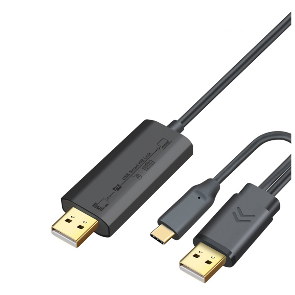 Usb 2.0+Type-C Pc To Pc Data Transfer Cable Sync Files Share 4851271817721