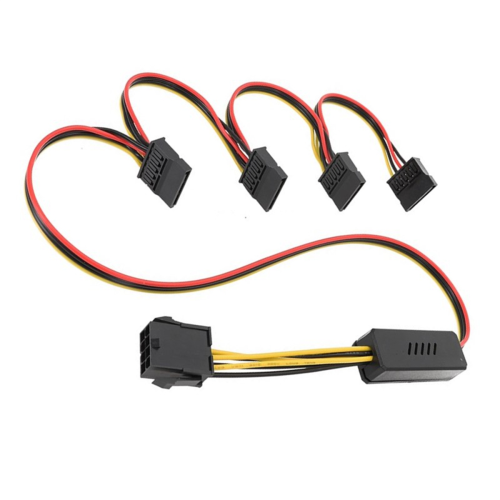 Cabo de 8 pinos da placa-mãe para o disco rígido (12V) 1