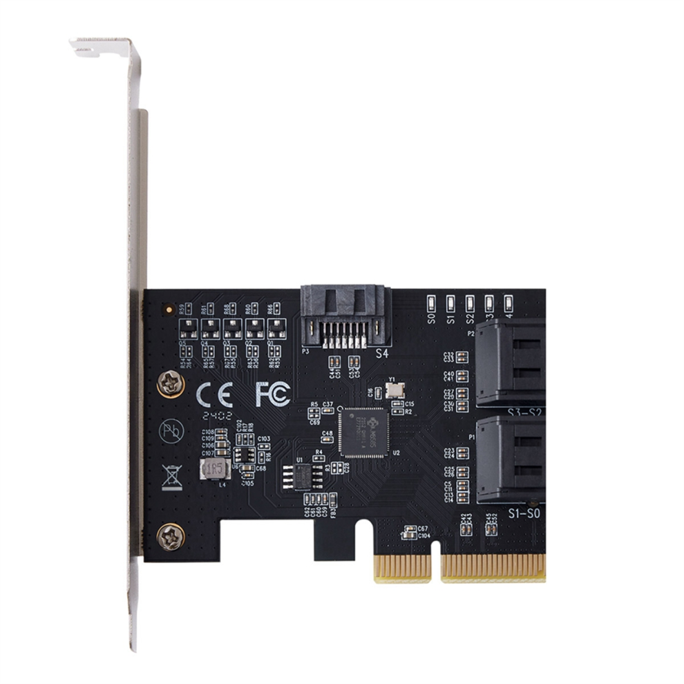 Pcie X4 To Sata 3.0 Pci Express Converter Computer Hard Disk 4851271824859