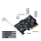 PCIE X4 till 3.0 PCI Express-omvandlare för datorhårddisk 4