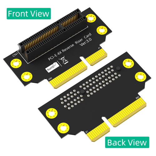 PCI-e 4x 3.0 90 Reverse-Stecker-auf-Buchse-Riserkarte für 2U-Server 1