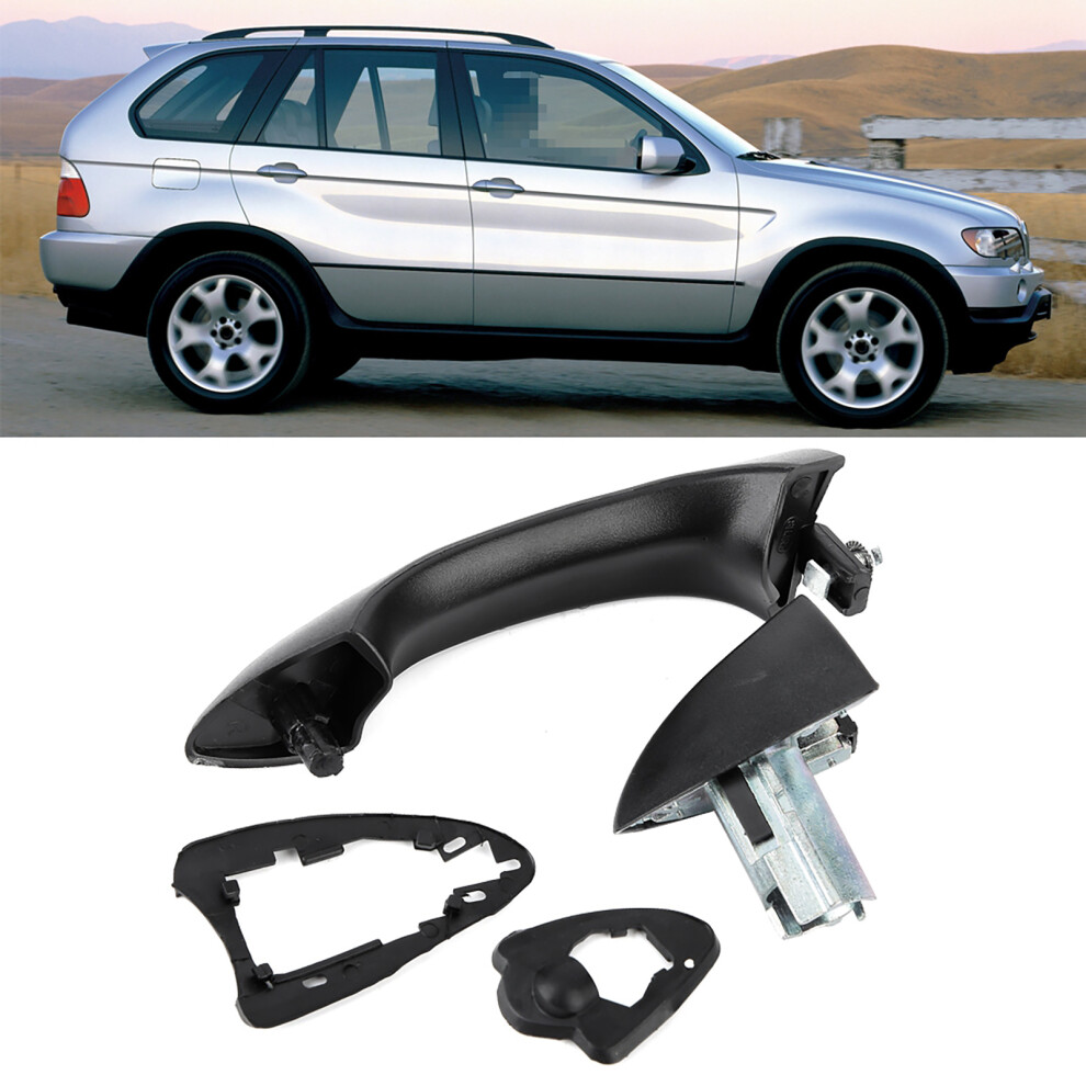 Rear Left Outside Exterior Door Handle Fit For E53 X5 2000-2006 51218257737 4191324517674