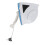 Double sided Magnetic Window Cleaner Glass Surface Wiper Cleaning Tool(Blue ) 14