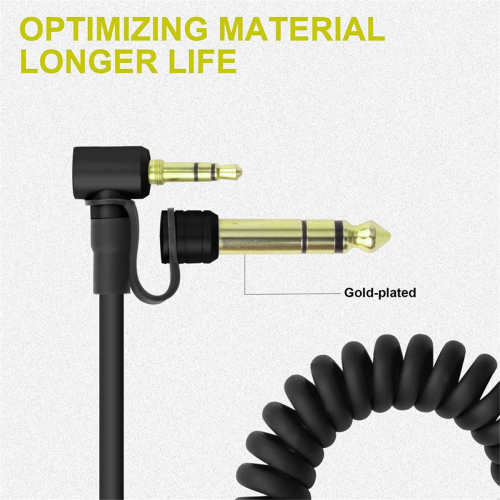 Cabo extensor de áudio de 3,5 mm para dispositivos com entrada de 3,5 mm, preto. 2