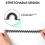 Cabo extensor de áudio de 3,5 mm para dispositivos com entrada de 3,5 mm, preto. 4