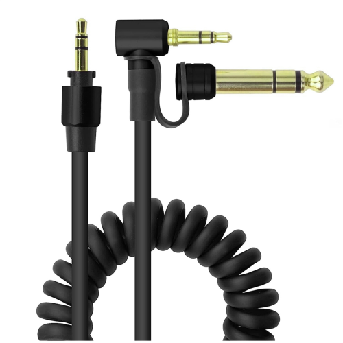 Cabo extensor de áudio de 3,5 mm para dispositivos com entrada de 3,5 mm, preto. 1
