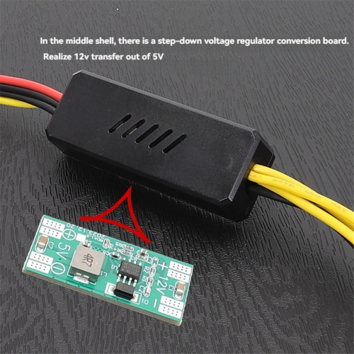 Câble d'alimentation DC 5525 vers disque dur IDE, 12 V CC vers connecteur 4 broches. 2