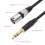 Cable de interconexión de señal balanceada de 1/4 de pulgada a XLR macho de 200 cm 6