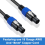 Profesionálny audio kábel Speakon Cable 1,8 m, samec-samec, 1,8 m 5