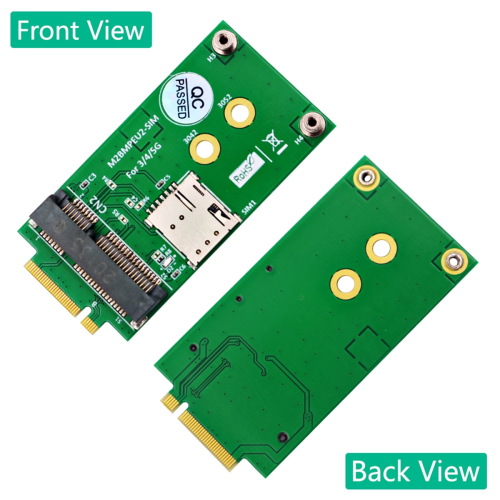 Mini PCI-E MPCIE trådlöst adapterkort med NANO SIM-kortplats 1