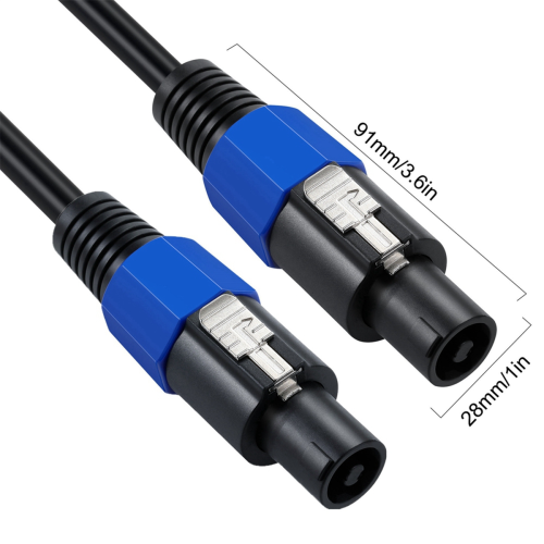 Profesionálny audio kábel Speakon Cable 1,8 m, samec-samec, 1,8 m 1