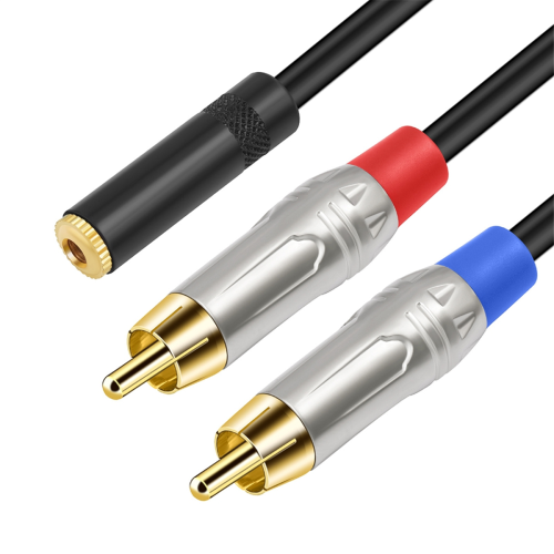 3,5 mm zvukový kábel, samica-samec, Y rozbočovač 2
