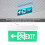 Acrylic LED Emergency Exit Sign Lamp Evacuation Indicator Light 1