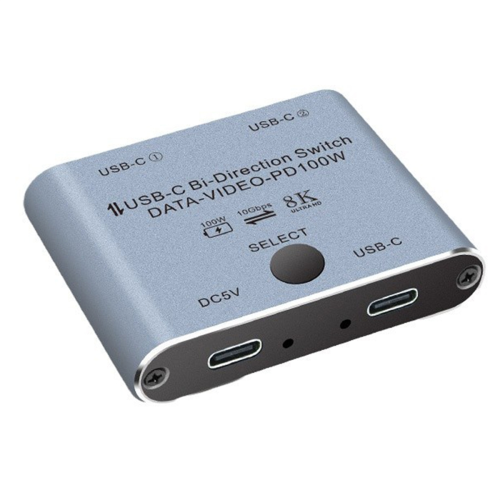 USB C KVM-switchsplitter för 8K@60Hz/4K@144Hz videoöverföring