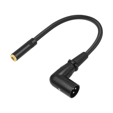 Kábel XLR 1/8 na pravouhlý, vyvážený 3,5 mm stereo samica A