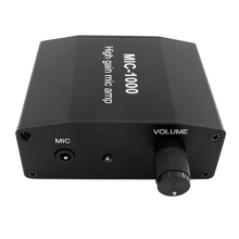 Amplificatore audio per microfono MIC-1000 Guadagno di amplificazione 1000 volte