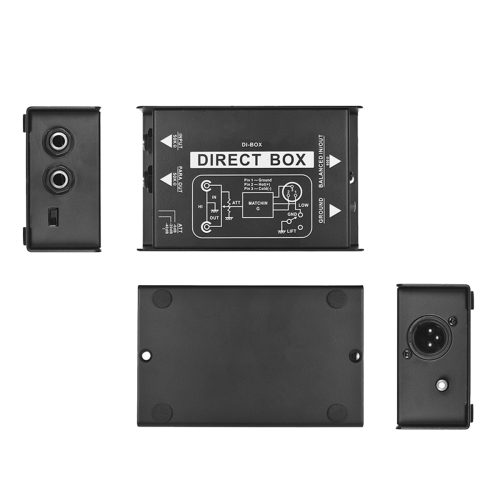 Passive Direct Box Einkanal-DI-Box Direkteinspritzbox 1