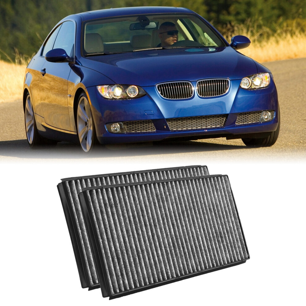 2Pcs Cabin Air Filter Set For E60 528I 535I 535Xi 545I 550I 650I M5 M6 9331324517853