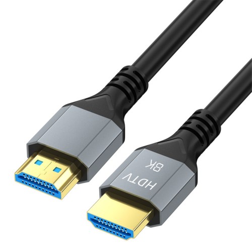 Cabo 2.1 compatível com 8K, 4K a 120Hz, 8K a 60Hz, 48Gbps de alta velocidade.